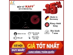 Bếp Kính Âm 3 Vùng Nấu 2 Từ 1 Hồng Ngoại KAFF KF-IC5801SB Plus- Made In Germany